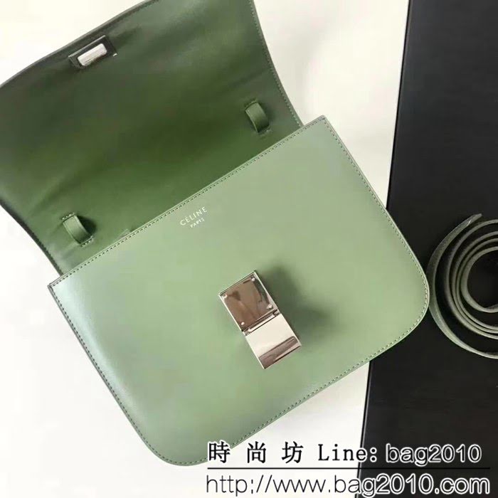 CELINE賽琳原單 高版本box 大號抹茶綠豆腐包 SL1585